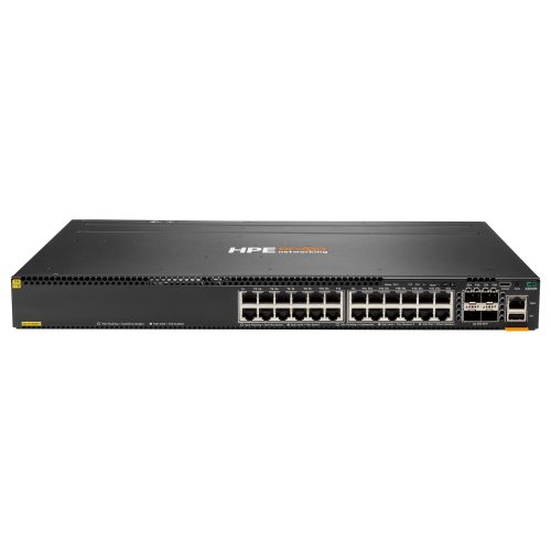 HPE Aruba Networking CX 6300M 24-port 1GbE Class 4 PoE and 4-port SFP56 Switch