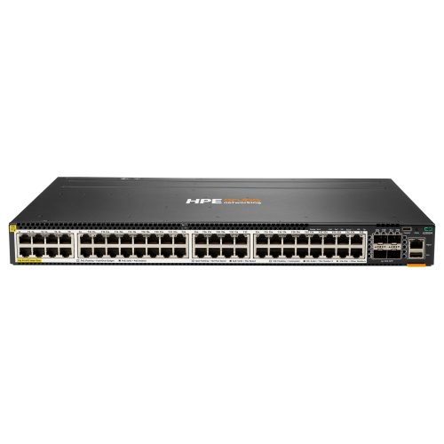 HPE Aruba Networking CX 6300M 48-port Smart Rate 1/2.5/5GbE Class 6 PoE and 4-port SFP56 Switch
