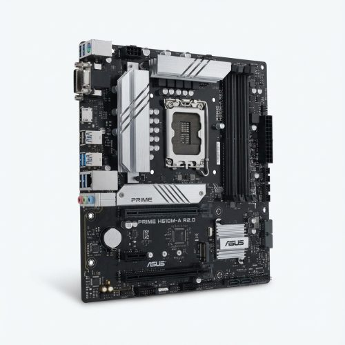 ASUS PRIME H610M-A R2.0 S1700/DDR5/DP-HDMI-VGA/2xM.2/µATX NEW! With internal USB-C and DDR5