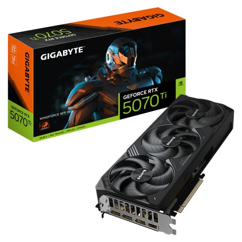 RTX 5070 Ti Gigabyte Windforce 16GB GDDR7 3 Fan