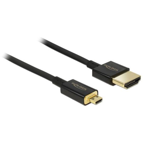 DeLOCK HDMI-A/HDMI Micro-D. 1.5 m HDMI cable