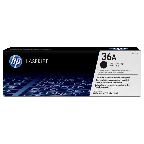 HP 36A Black Original LaserJet toner cartridge