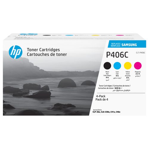 Samsung CLT-P406C 4-pack Cyan/Magenta/Yellow/Black Original toner cartridge