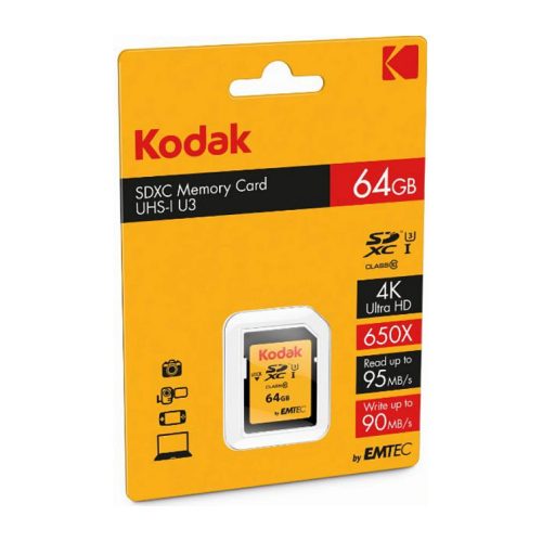 Kodak SDXC 64GB Class10 U3