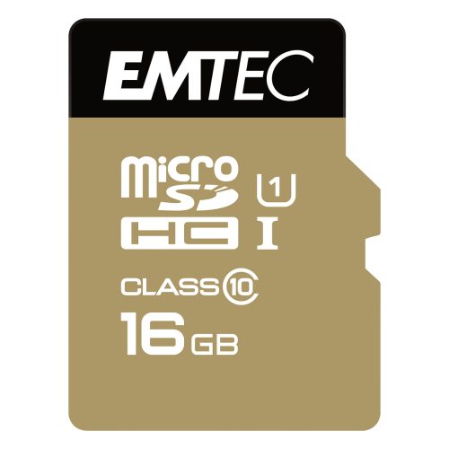 Emtec microSD Class10 Gold+ 16GB