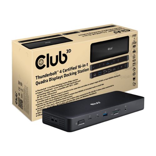 CLUB3D CSV-1583 laptop dock/port replicator