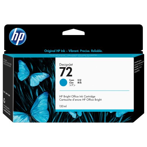 HP 72 130-ml Cyan DesignJet Ink Cartridge print head