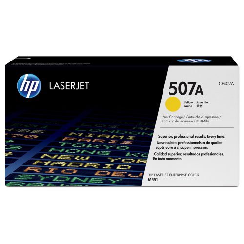 HP 507A Yellow Original LaserJet toner cartridge