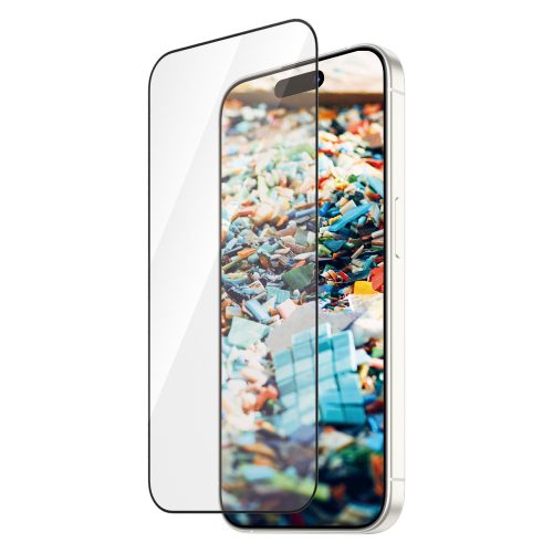 PanzerGlass ® Re:fresh Screen Protector iPhone 15 Pro | Ultra-Wide Fit w. EasyAligner