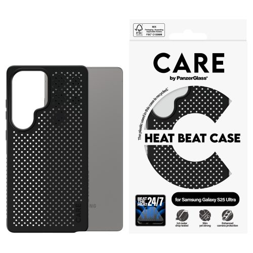 PanzerGlass CARE™ by ® Case Heat Beat Samsung Galaxy S25 Ultra mobile phone case