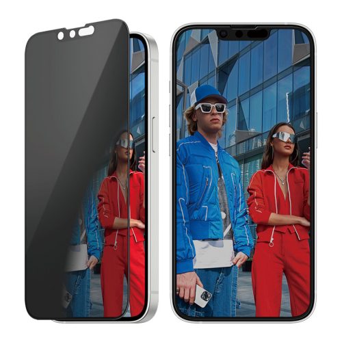 PanzerGlass ® Privacy Screen Protector iPhone 16e | 14 | 13 | 13 Pro | Ultra-Wide Fit w. EasyAligner