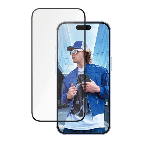 PanzerGlass ® Ceramic Screen Protector iPhone 16 | 15 | Ultra-Wide Fit w. EasyAligner