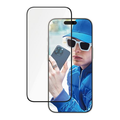 PanzerGlass ® Ceramic Screen Protector iPhone 16 Pro | Ultra-Wide Fit w. EasyAligner