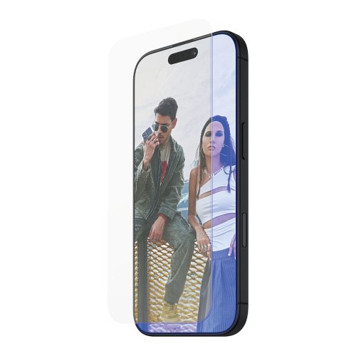 PanzerGlass SAFE. by ® Anti-Blue Light Screen Protector iPhone 16 Plus | 15 Plus | Ultra-Wide Fit