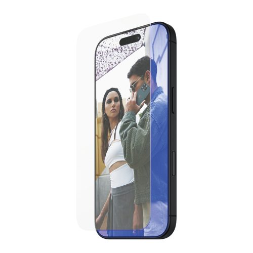 PanzerGlass SAFE. by ® Anti-Blue Light Screen Protector iPhone 16 Pro Max | Ultra-Wide Fit