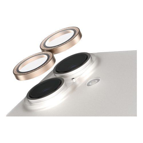 PanzerGlass SAFE. by ® Camera Lens Protector Glitter Gold iPhone 16 | 16 Plus