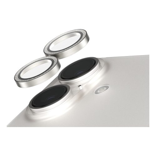 PanzerGlass SAFE. by ® Camera Lens Protector Glitter Silver iPhone 16 | 16 Plus