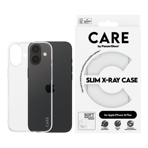 PanzerGlass CARE™ by ® X-Ray Case iPhone 16 Plus mobile phone case