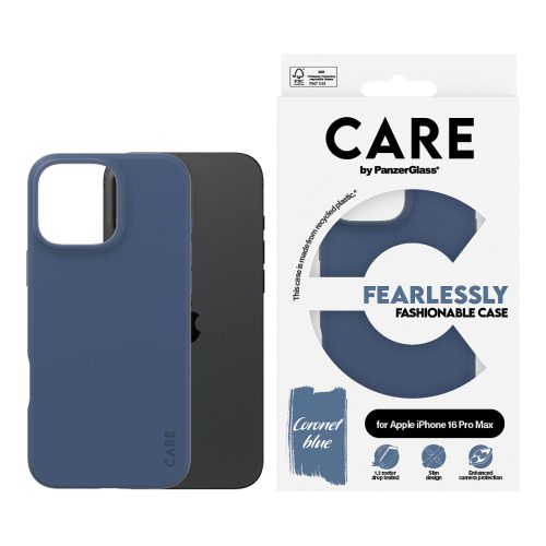 PanzerGlass CARE™ by ® Case Blue iPhone 16 Pro Max mobile phone case