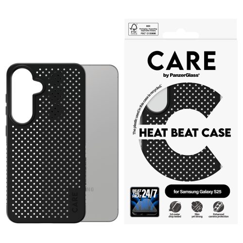PanzerGlass CARE™ by ® Case Heat Beat Samsung Galaxy S25 mobile phone case