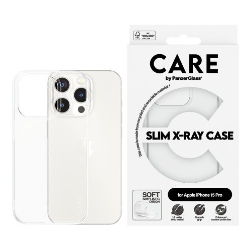 PanzerGlass CARE™ by ® X-Ray Case iPhone 15 Pro mobile phone case