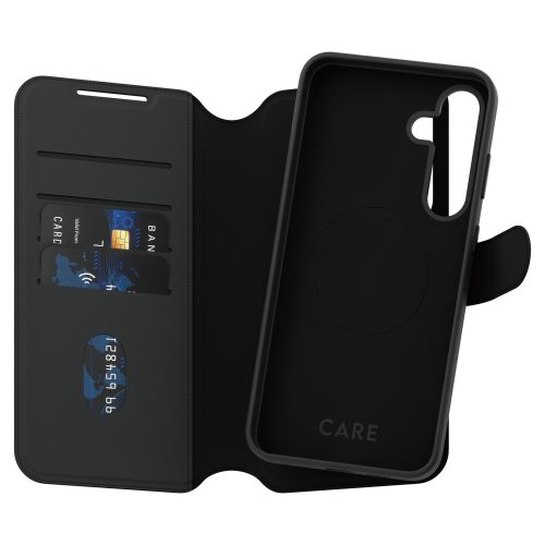 PanzerGlass CARE™ by ® Tango 2-in-1 Wallet Case w. Qi Compatible Samsung Galaxy S25+ mobile phone case