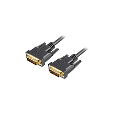 Sharkoon DVI-D/DVI-D (24+1). 1 m DVI cable