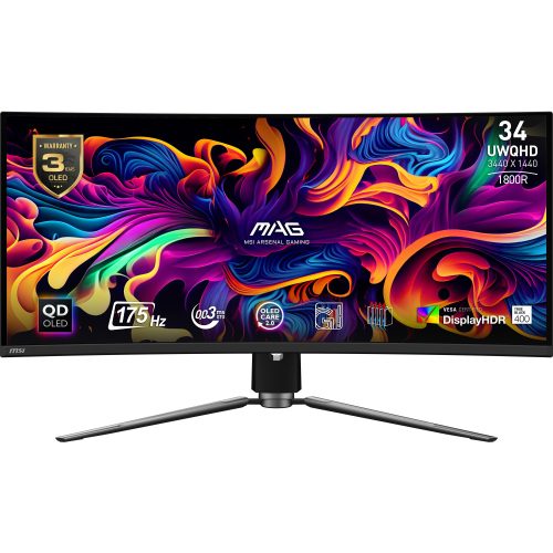 MSI MAG 341CQPDE QD-OLED computer monitor