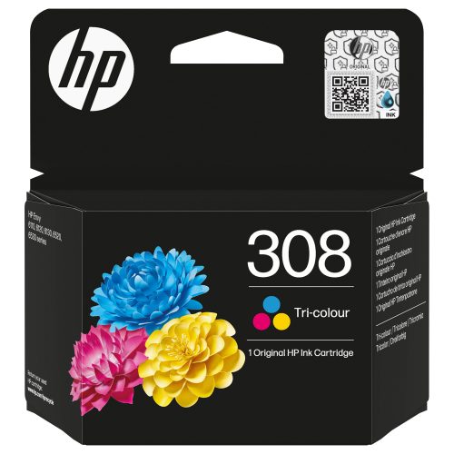 HP 308 Tri-color Original ink cartridge