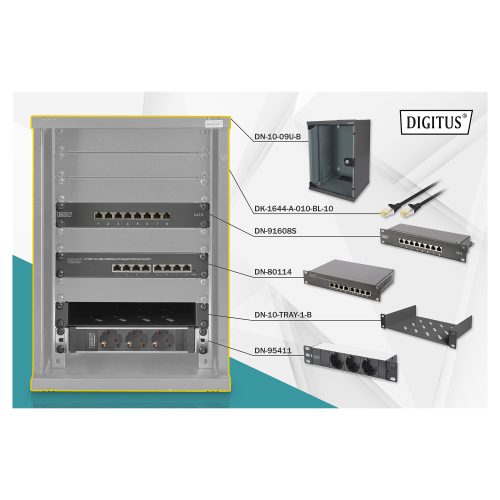 Digitus DN-10-SET-2-B rack cabinet