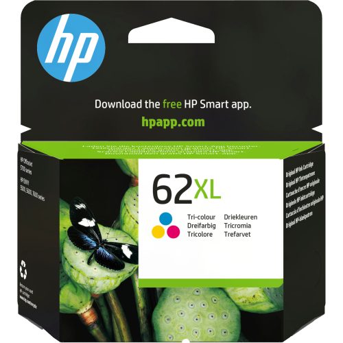 HP 62XL original Ink cartridge C2P07AE UUS tri-colour high capacity 1-pack