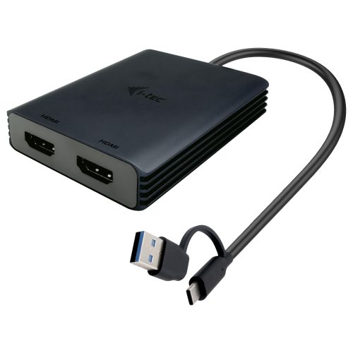 i-tec CADUAL4KHDMI video cable adapter