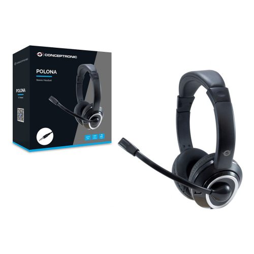 Conceptronic POLONA02B headphones/headset