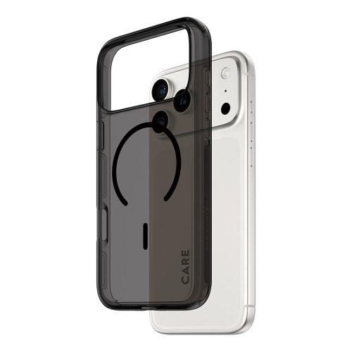 PanzerGlass CARE™ by ® Urban Explorer Case Smokey w. Black MagSafe iPhone 17 Pro Max mobile phone case