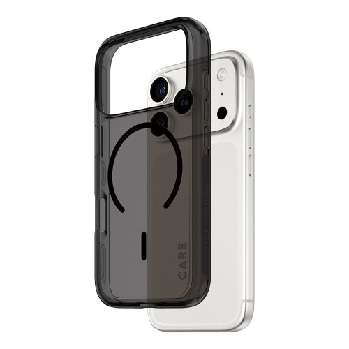 PanzerGlass CARE™ by ® Urban Explorer Case Smokey w. Black MagSafe iPhone 17 Pro mobile phone case