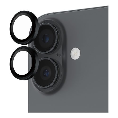 PanzerGlass ® Hoops® Camera Lens Protector Black iPhone 17 | iPhone 16 | 16 Plus