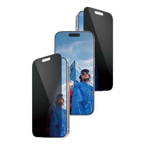 PanzerGlass ® Privacy Screen Protector iPhone 17 Pro | Ultra-Wide Fit w. FASTFIT IN-A-BOX