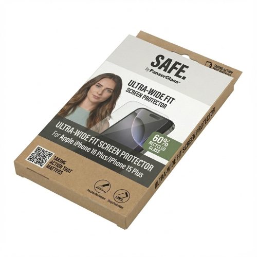 Clear Displayschutzglas für Apple iPhone 16 Plus/15 Plus. GA-GCLEZ-IP24-BLFM67