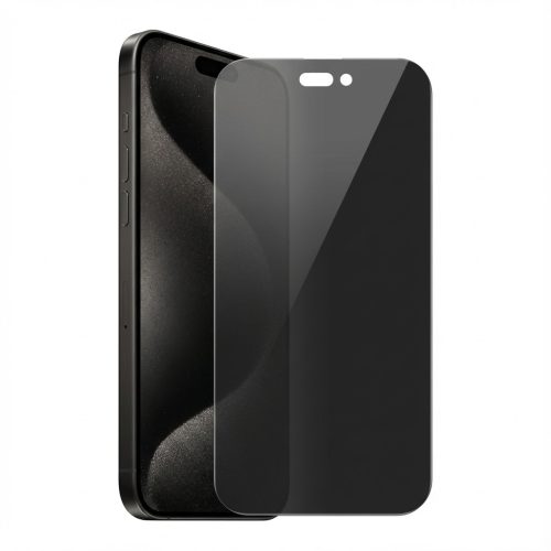 Privacy Displayschutzglas für Apple iPhone 16 Pro. GA-GPVEZ-IP24-BLFM63