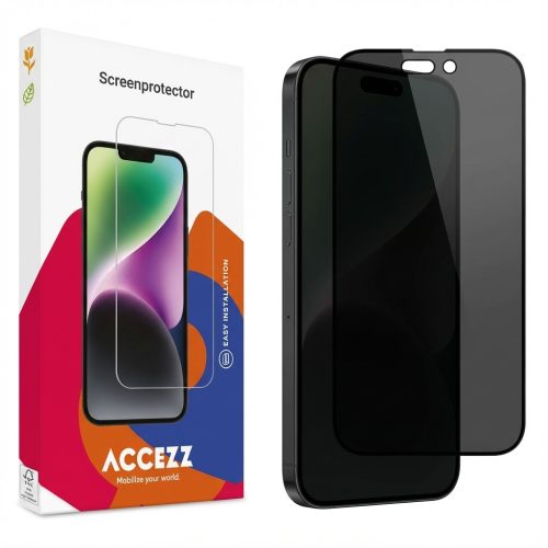 Privacy Displayschutzglas für Apple iPhone 16 Pro Max. GA-GPVEZ-IP24-BLFM69