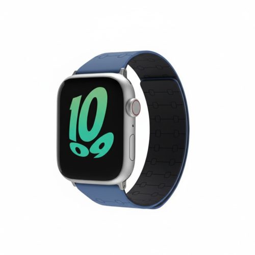Premium Pro Armband für Apple Watch. Blau/Schwarz. 44mm. 45mm. 42mm (Series 1/2/3). 49mm. 46mm. GA-MAG-BNDA-P+BML