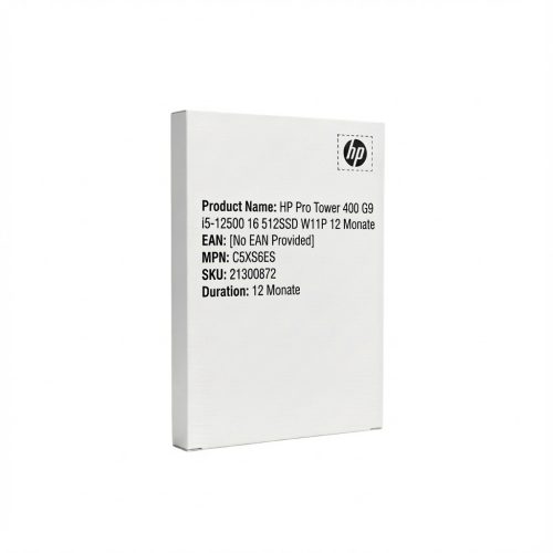 HP Pro Tower 400 G9 i5-12500 16 512SSD W11P 12 Monate
