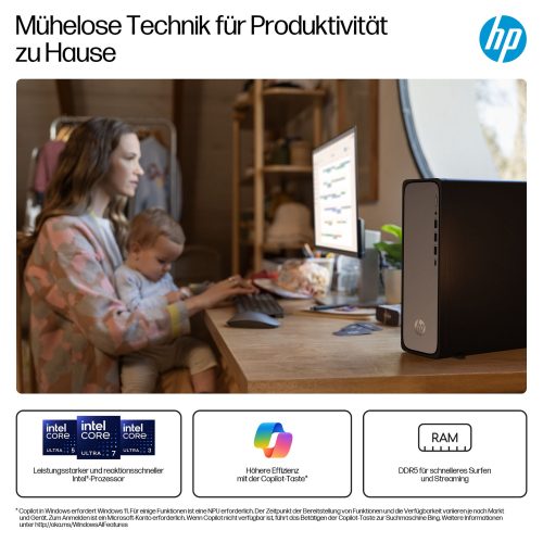 HP OmniDesk Slim Tower S03-0030ng Intel Core i3-14100