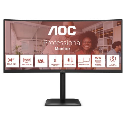 AOC E4 CU34E4CV computer monitor
