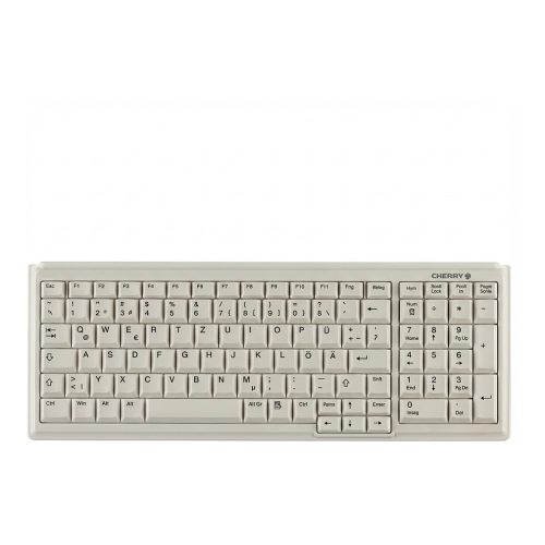 Cherry Industrie Kabel AK-7000-U-W/GE - Soft-Druckpunkt - hellgrau - deutsch