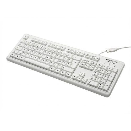 MAN&MACHINE Really Cool DE white Hygienetastatur.white.USB.DE