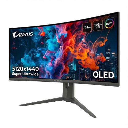 LC-Power LC-M49QCO. OLED. 4K. 49" Curved computer monitor