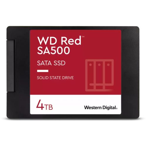 2.5" WD Red SA500 NAS 4TB 6.35cm 2.5Zoll SATA