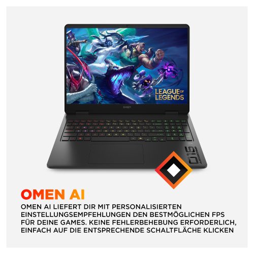 HP OMEN Gaming Laptop 16-am0470ng 16" 2k 144Hz IPS Core Ultra 7 255H 32GB/1TB RTX 5070 Win11Home