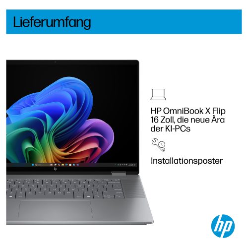 HP OmniBook X Flip 16" 2k Touchscreen Ryzen AI 5 340 16GB/512GB SSD Windows 11 Home
